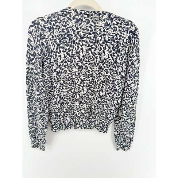 J.Crew Cardigan Sweater In Floral Size M - Picture 2 of 2
